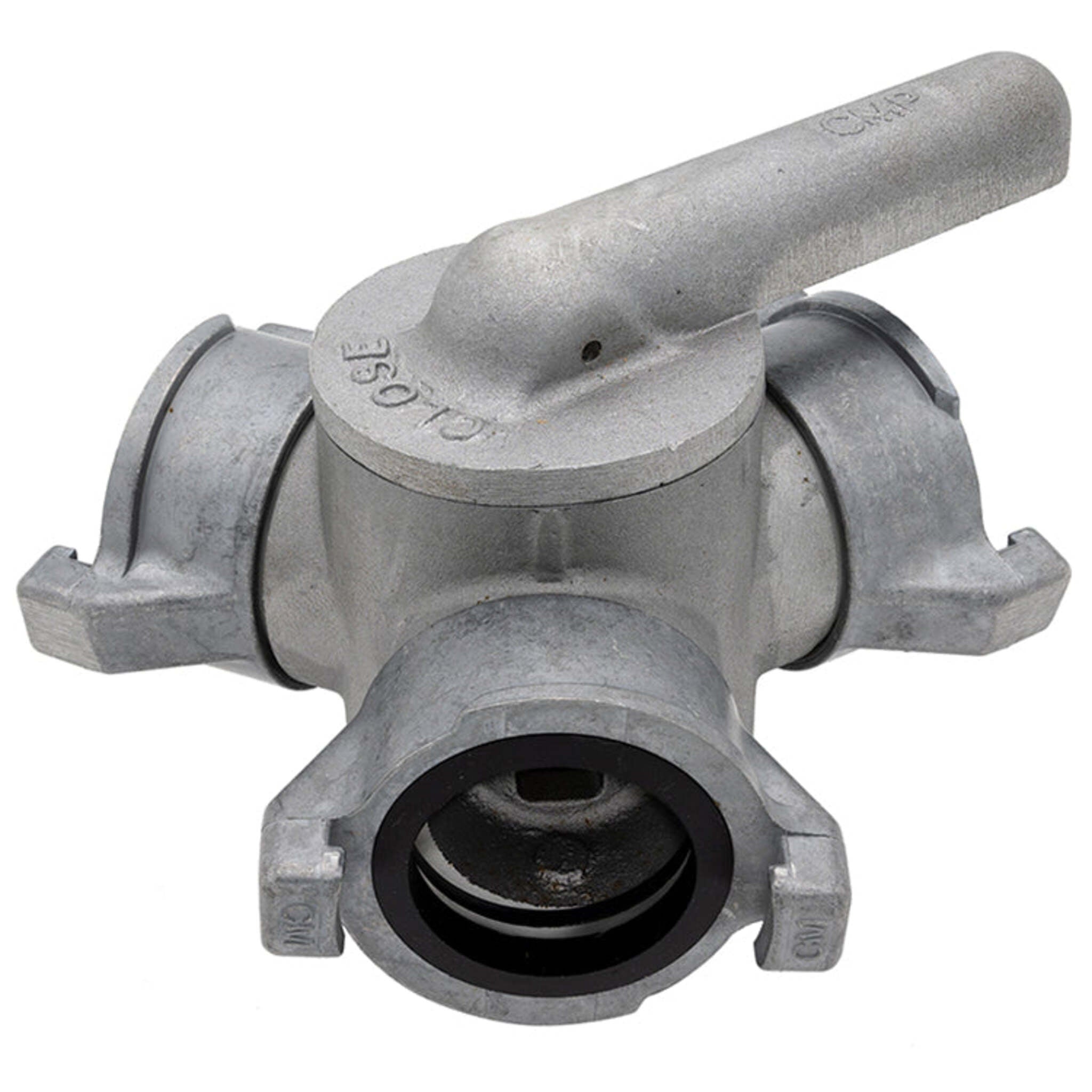 1-1/2" Aluminum Instantaneous Forestry Y Valve - UL Listed, NFPA Compliant, Quick Quarter-Turn, Interchangeable Ends, High-Pressure 300 PSI, Durable