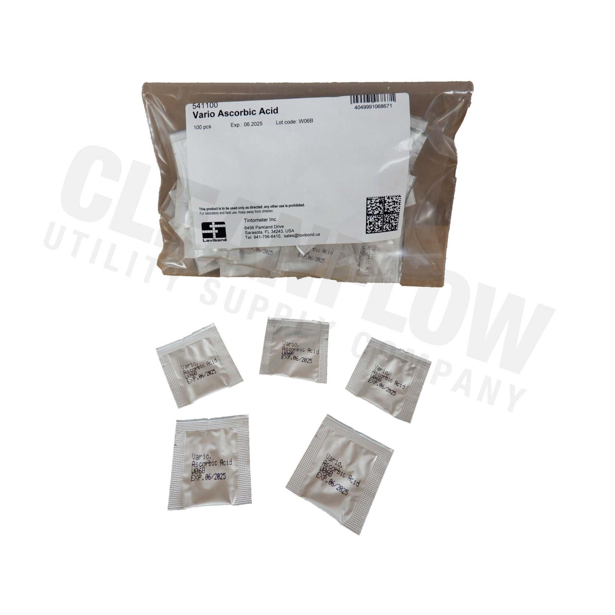 Vario Ascorbic Acid Powder Pillows | Pk/100