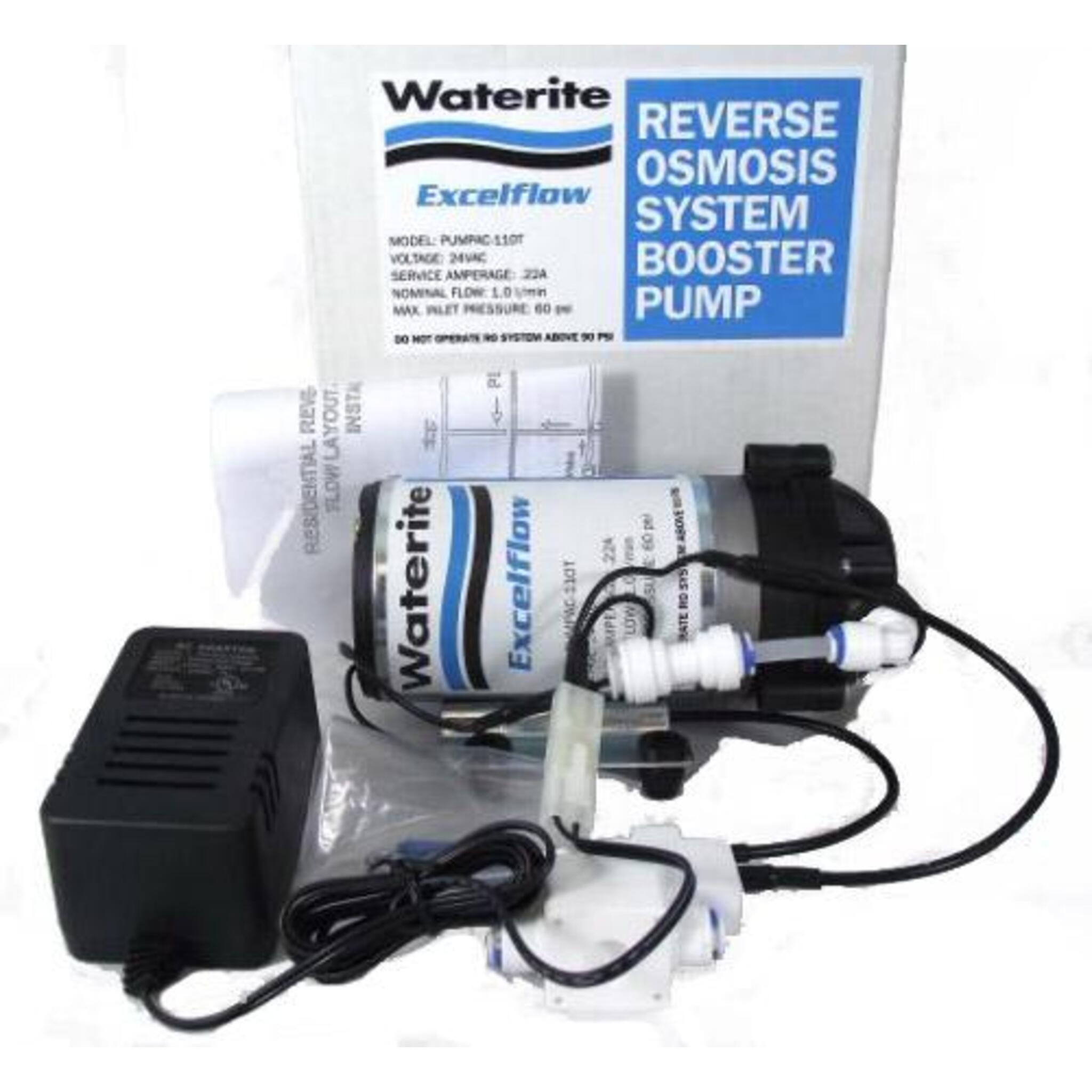 Waterite Reverse Osmosis System Booster Pump Kit Commercial Water Filters and UV Parts - Cleanflow