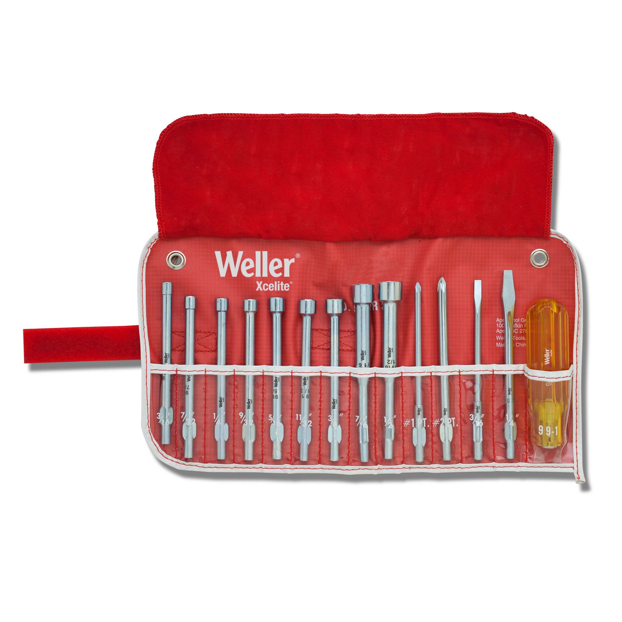 Weller Xcelite Multi-Purpose Nutdriver and Screwdriver Set - 14 Piece