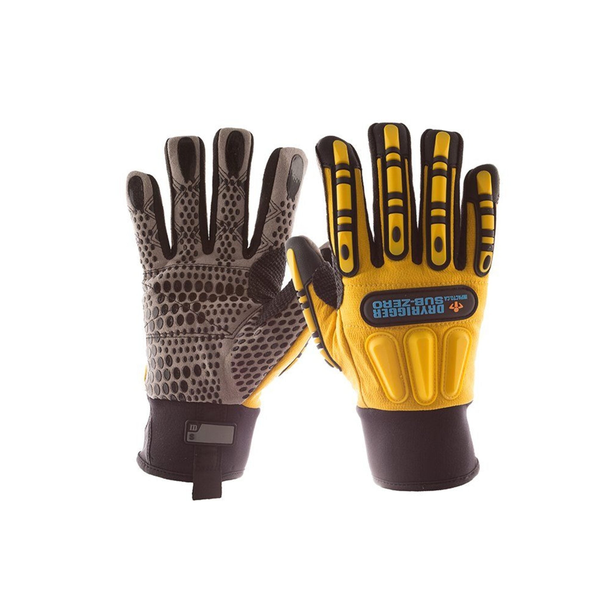 Impacto Dryrigger Glove - Sub Zero Series - Insulated - Impact, Oil and Water Resistant (Cut Level 3) Work Gloves and Hats - Cleanflow