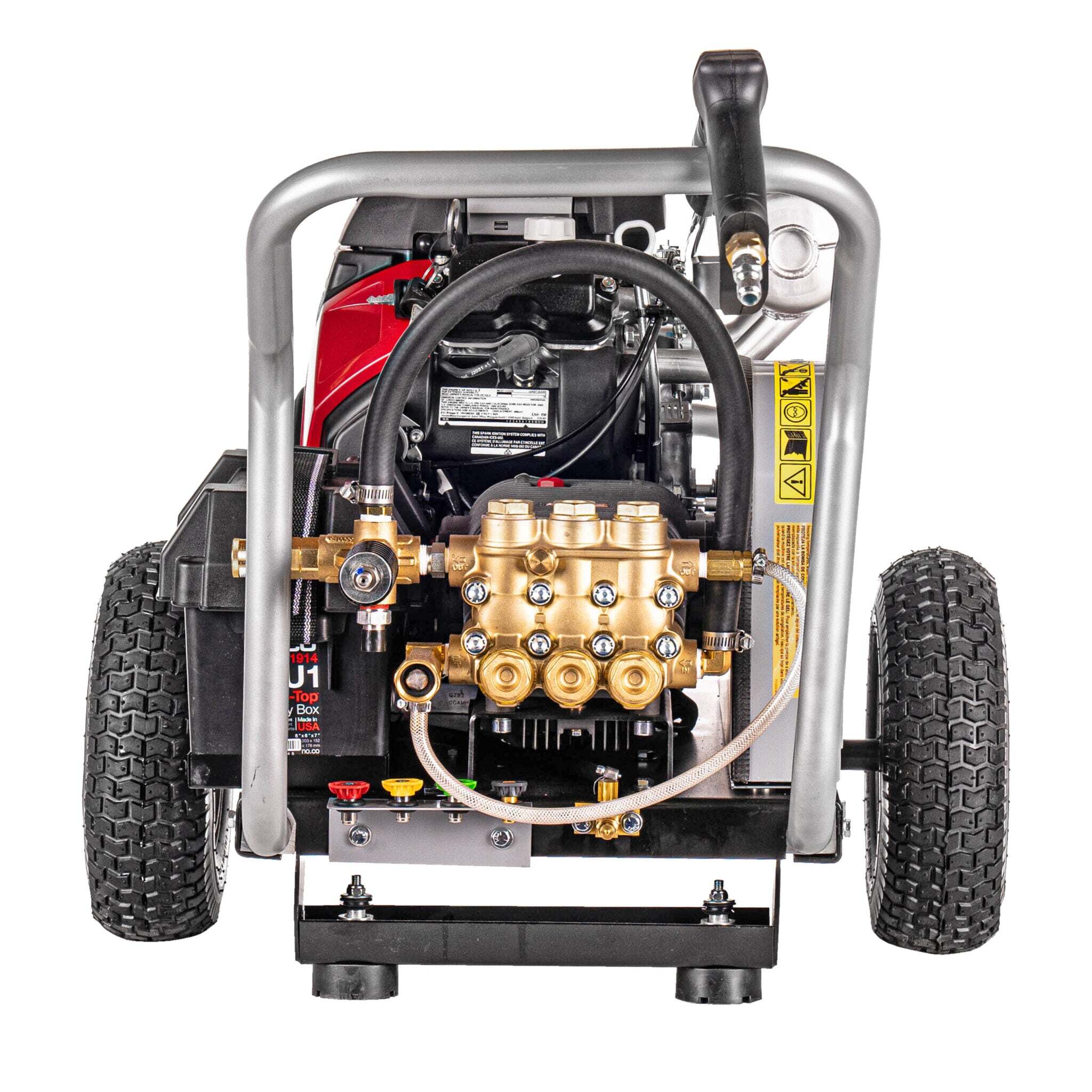 Simpson WS5050H Water Shotgun Cold Water Belt Drive Honda V-Twin GX630 Engine Pressure Washer - 5000 PSI, 5.0 GPM Triplex Pump, 50-ft Hose