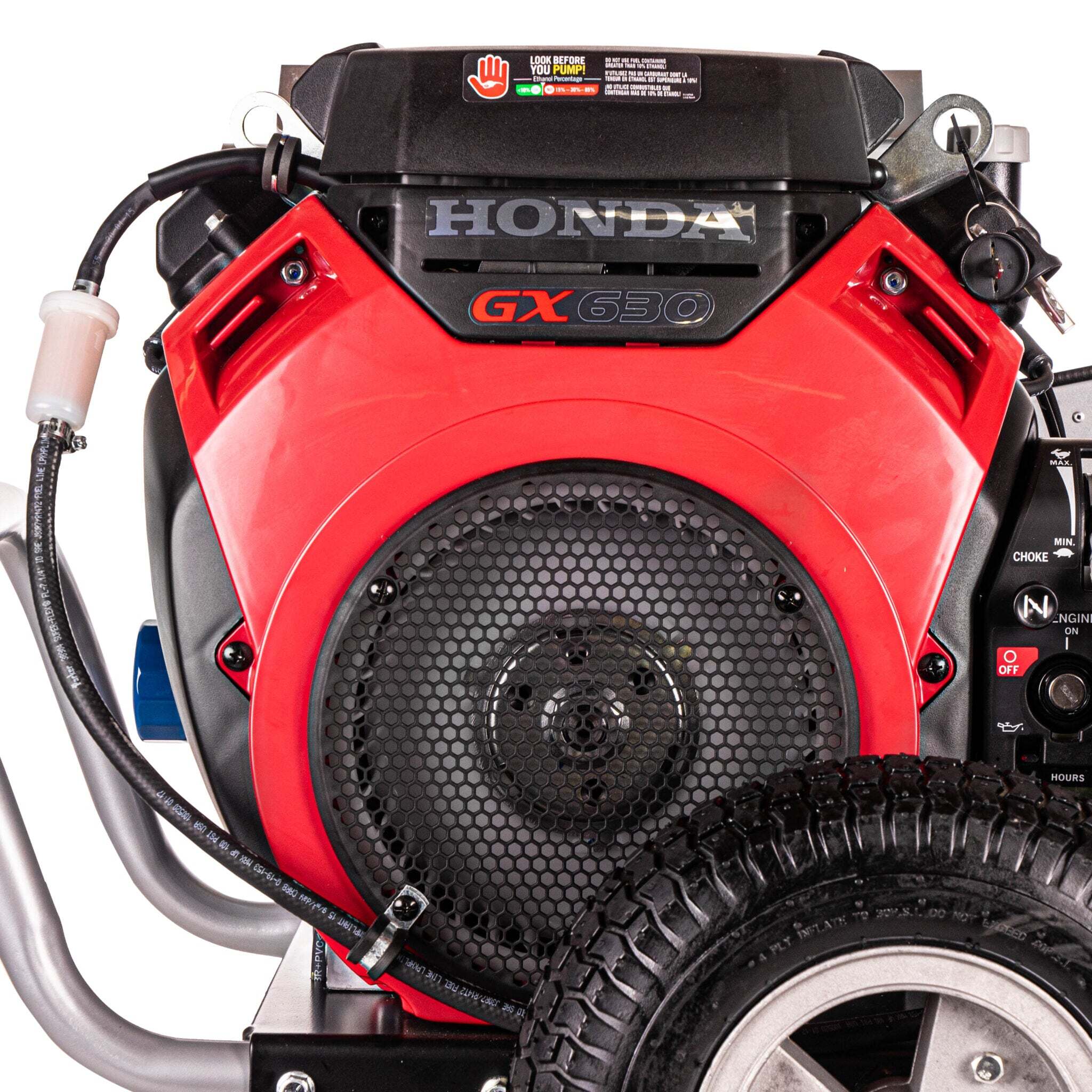 Simpson WS5050H Water Shotgun Cold Water Belt Drive Honda V-Twin GX630 Engine Pressure Washer - 5000 PSI, 5.0 GPM Triplex Pump, 50-ft Hose