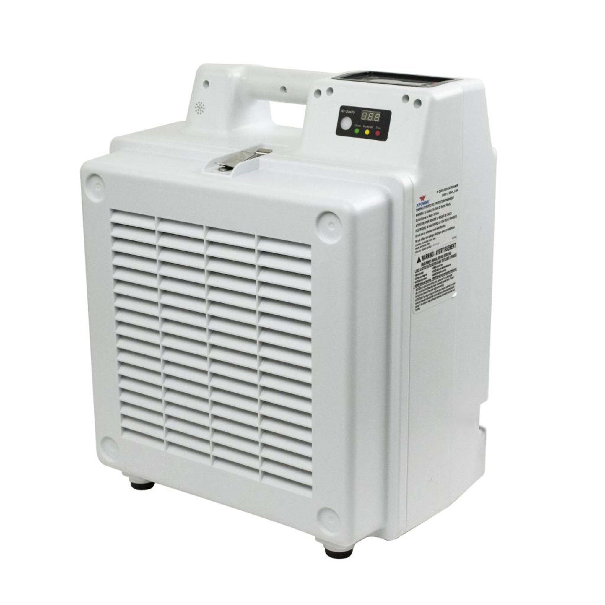 XPOWER X-2830 Professional 4-Stage HEPA Air Scrubber with Digital Control Panel