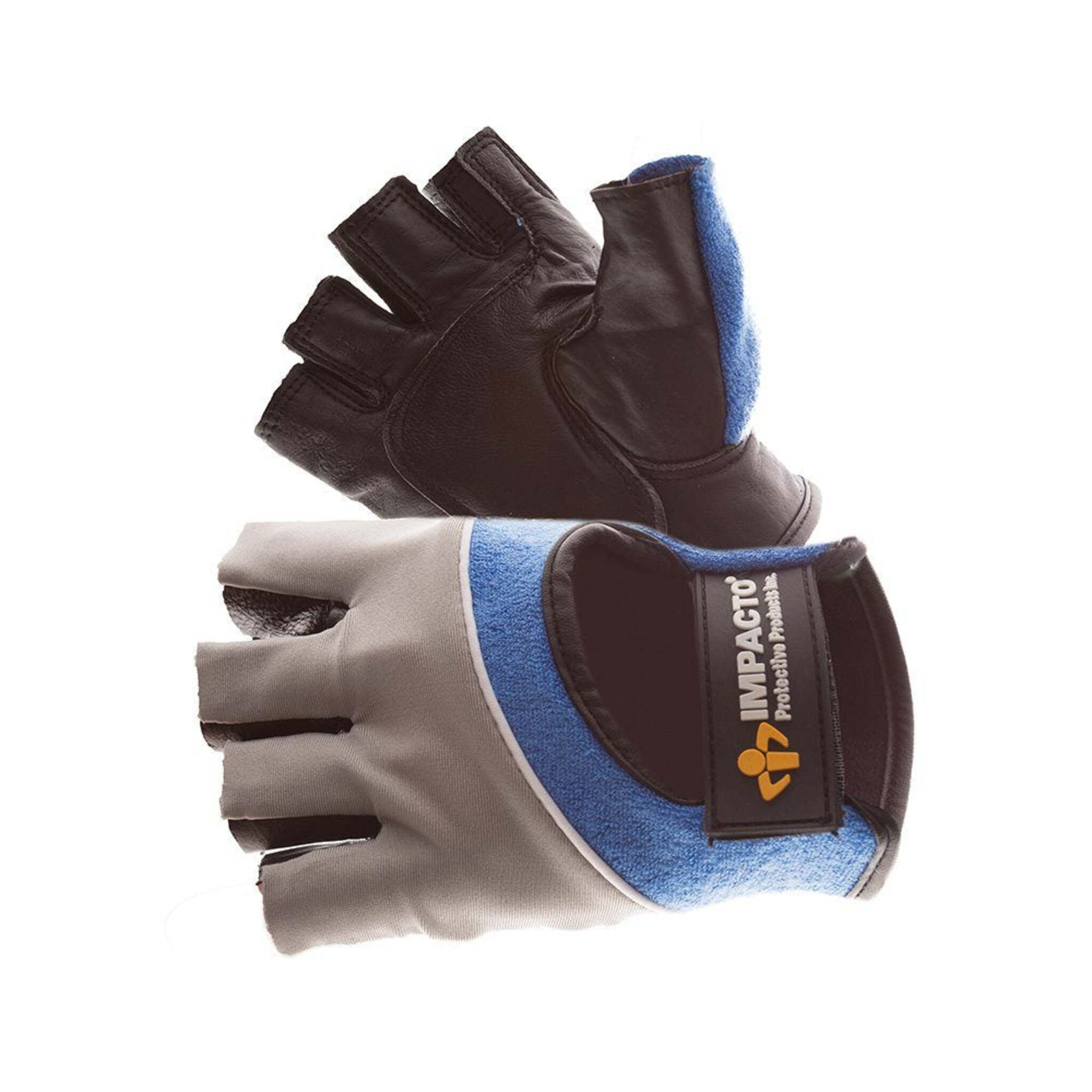 Impacto Open Finger Gel Palm Breathable Work Glove Work Gloves and Hats - Cleanflow