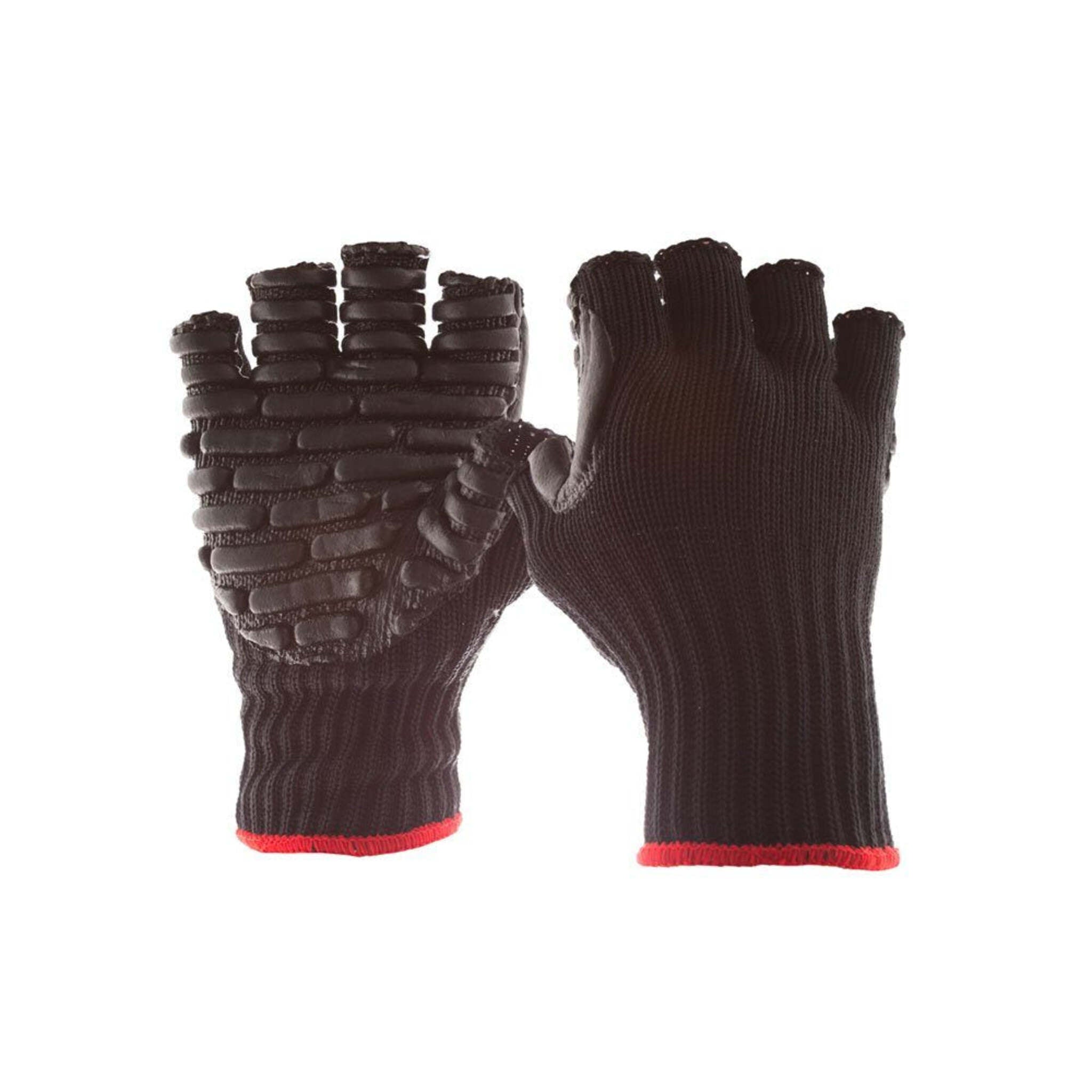 Impacto Blackmaxx Touch Vibration Dampening Open Finger Work Gloves Work Gloves and Hats - Cleanflow