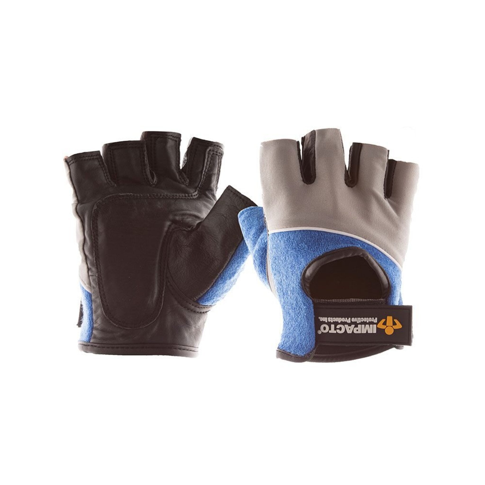 Impacto Open Finger Gel Palm Breathable Work Glove Work Gloves and Hats - Cleanflow