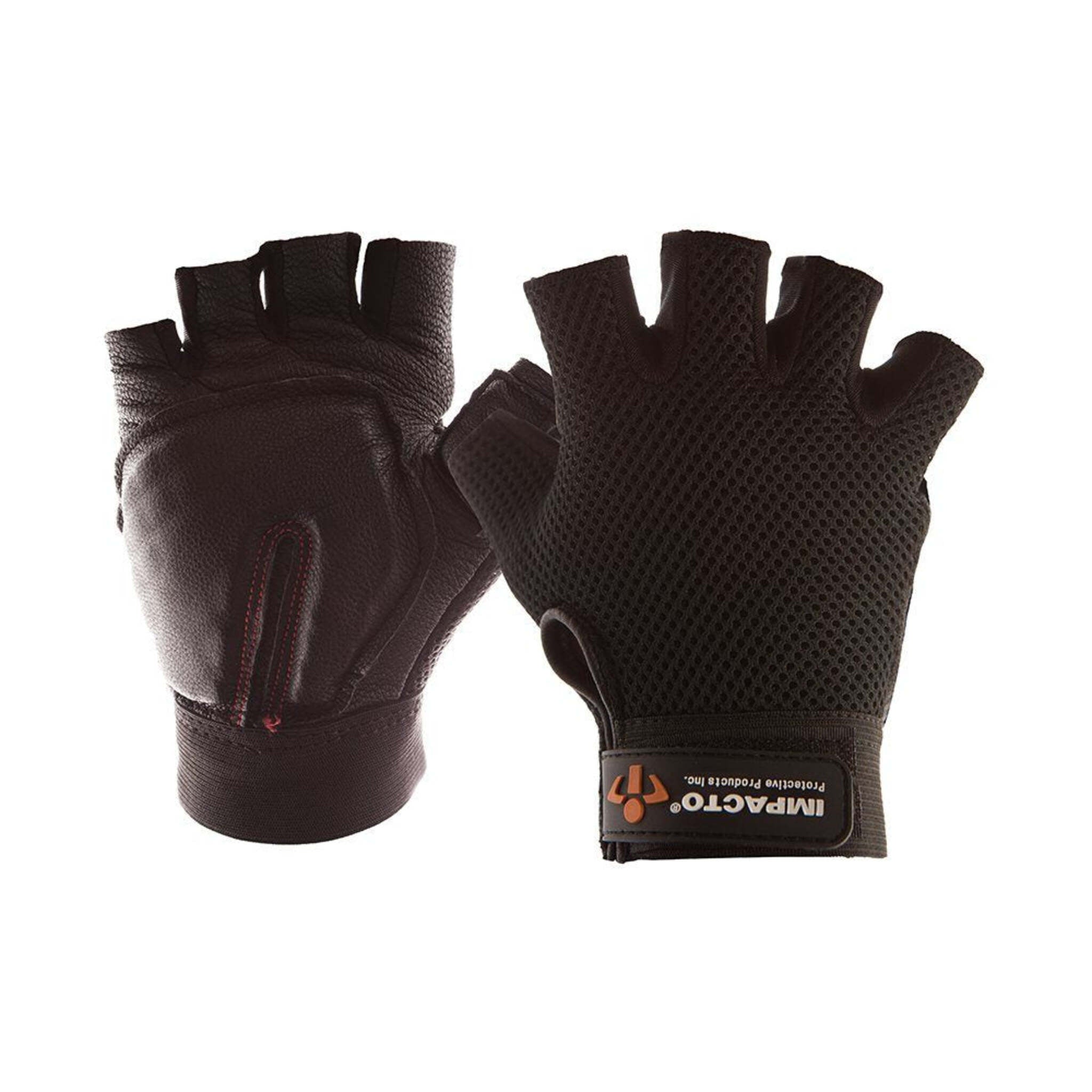 Impacto ST8610 Mesh Half Finger Carpal Tunnel Glove with VEP Impact Protection Ergonomics - Cleanflow