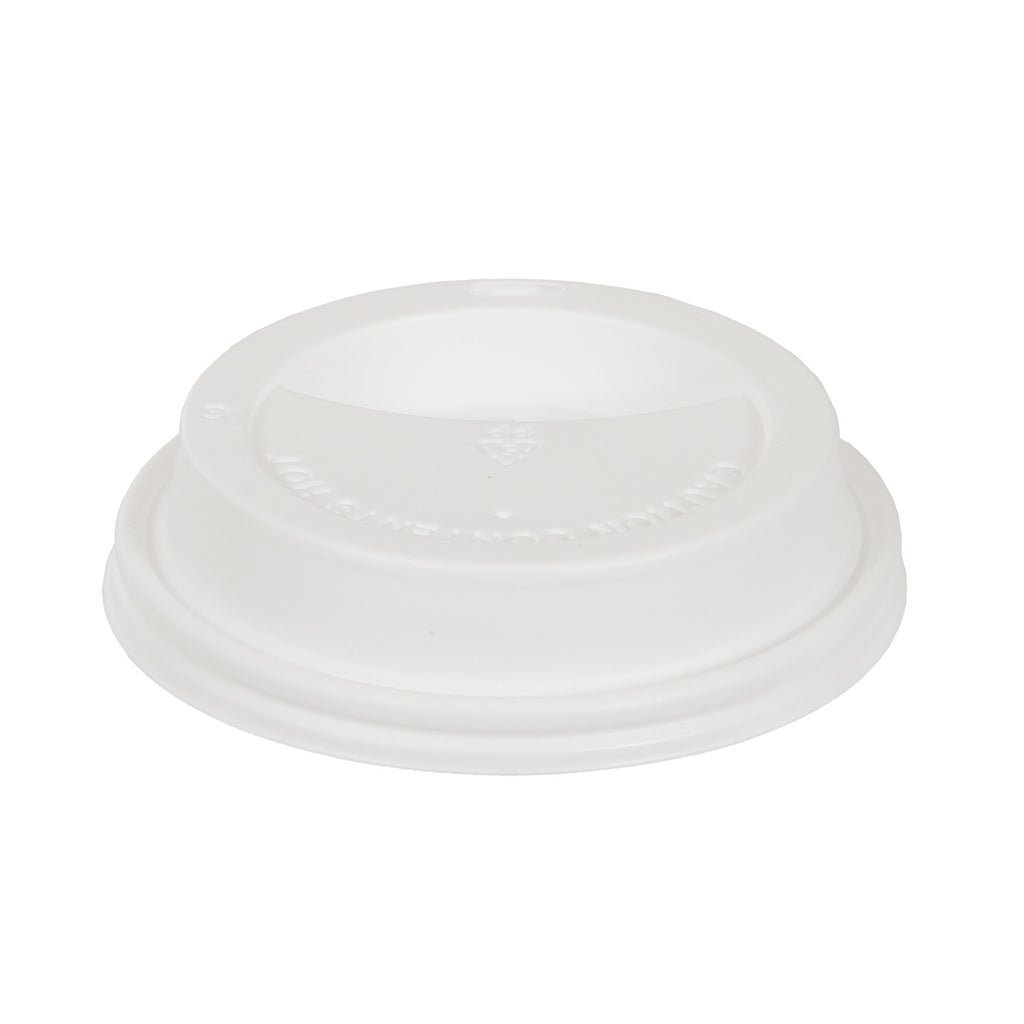 Cafe Express 90 mm Hot Cup Lids - Fits Ripple & Single Wall Cups - Case of 500