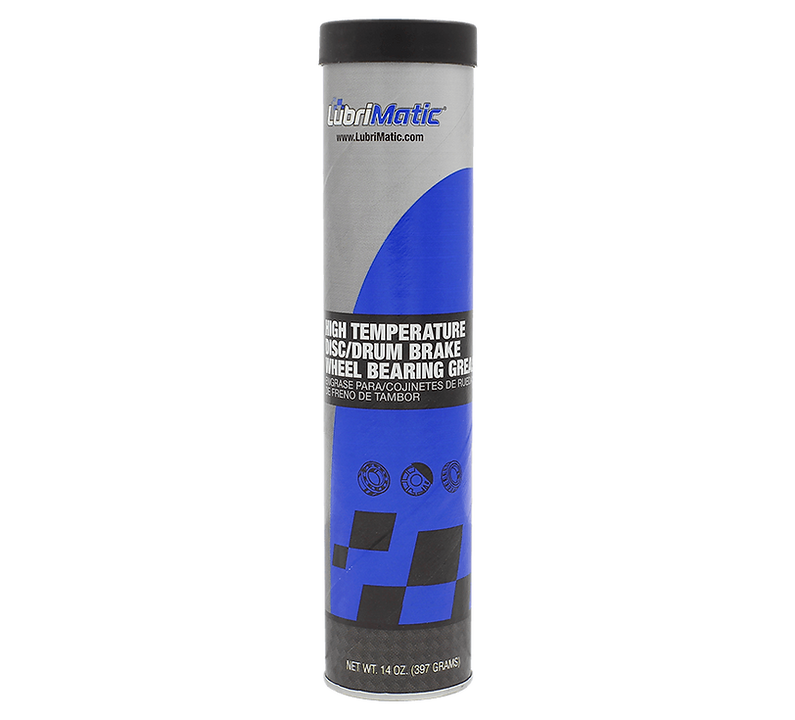 LubriMatic 11465 High Temp Disc/Drum Brake Wheel Bearing Grease | NLGI #2, Polyurea-Based, 520°F | Superior Protection for High-Heat Applications