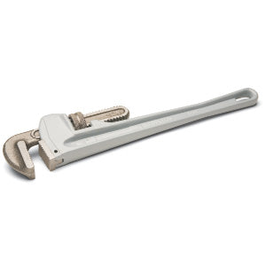 Heavy Duty Aluminum Pipe Wrench | Lightweight Professional Plumbing Wrench | Available in 18" & 24" Sizes with 2-1/2" to 3" Capacity