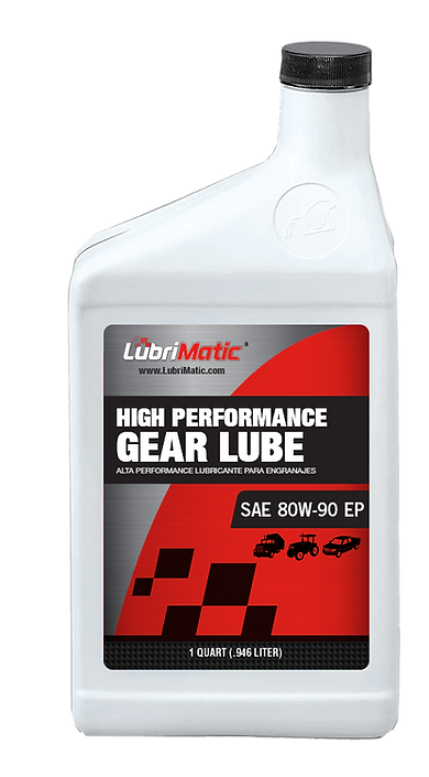 LubriMatic High Performance SAE 80W-90 EP Gear Lube for Automotive, Tractor, Truck & Industrial Applications | Extreme Pressure Protection