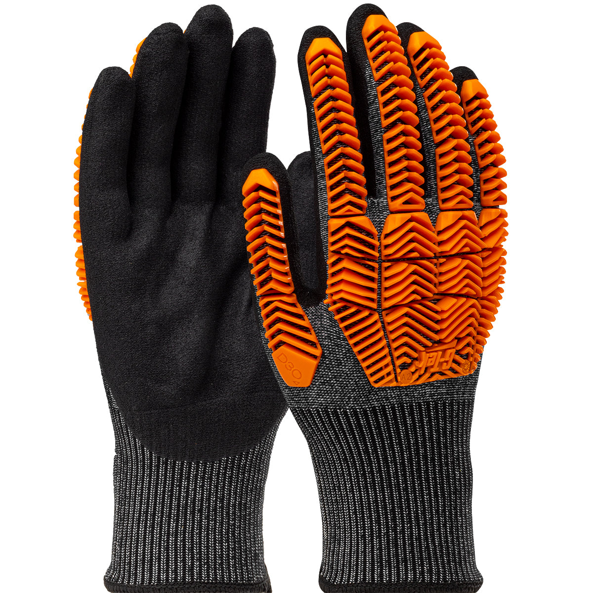 G-Tek® PolyKor® Glove with D3O® Impact Protection and Nitrile MicroSurface Coated Palm & Fingers