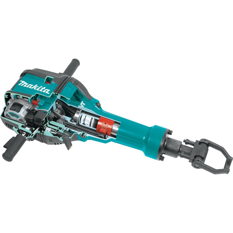 Makita HM1812 Breaker Hammer 70 lbs: Max Demolition Power, 72.8 J Impact Energy, Anti-Vibration Tech, Soft Start, LED Indicators, Dust-Free Operation