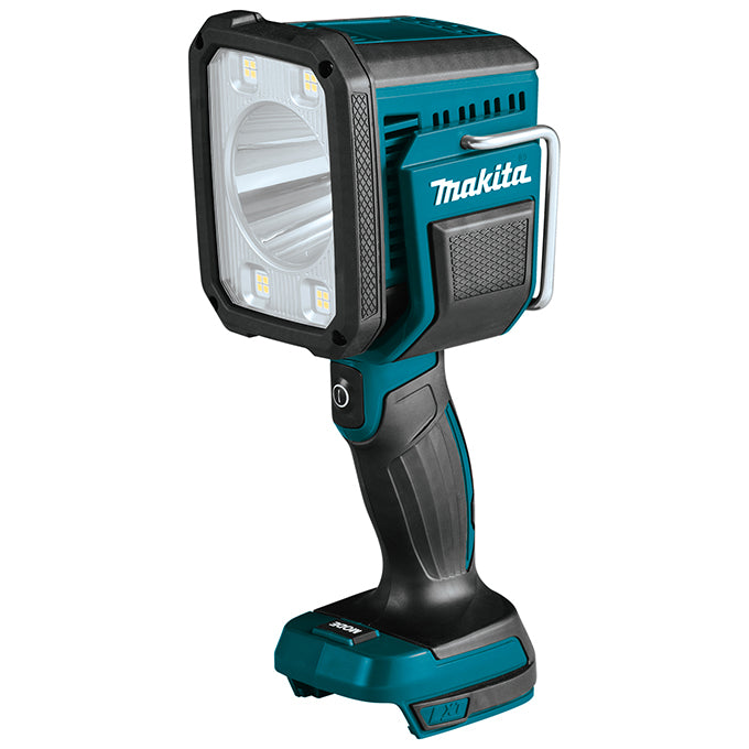 Makita 18V LXT Li-Ion LED Spotlight - 1,250 Lumens, 4 Modes (Spot/Flood/Strobe), 90° Pivoting Head, 10-Hour Runtime, Compact & Ergonomic, Tool Only