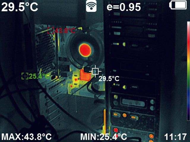 Kapro 399 Thermo-Vision™ Infrared Thermal Imager - High-Resolution, Real-Time Imaging, -4°F to 842°F Range, Rechargeable, 5 Color Palettes