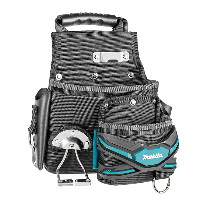 Makita TH3 Roofer & General-Purpose Pouch with Large Pockets, Leather Holders, Elastic Loops, Hammer Holder, and Durable 1680D Poly for Professionals