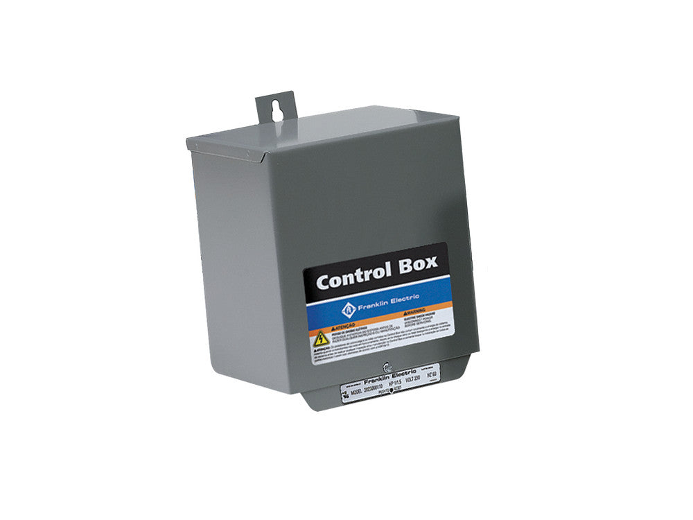 Franklin Electric 1.5 HP Control Box – 230V Single Phase Control Panel for 3-Wire Submersible Well Pumps