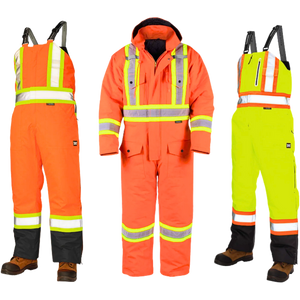 Winter Hi-Vis Coveralls and Overalls