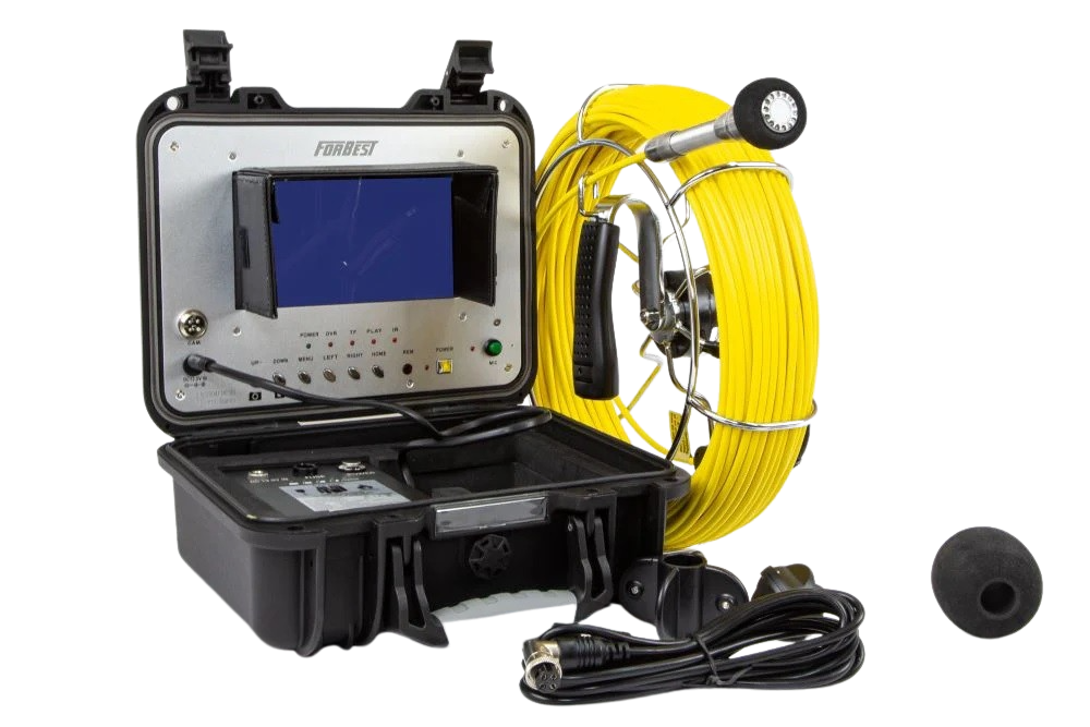Forbest 3188SD Classic Portable Sewer Camera with 65-Ft Cable and 7" LCD Screen