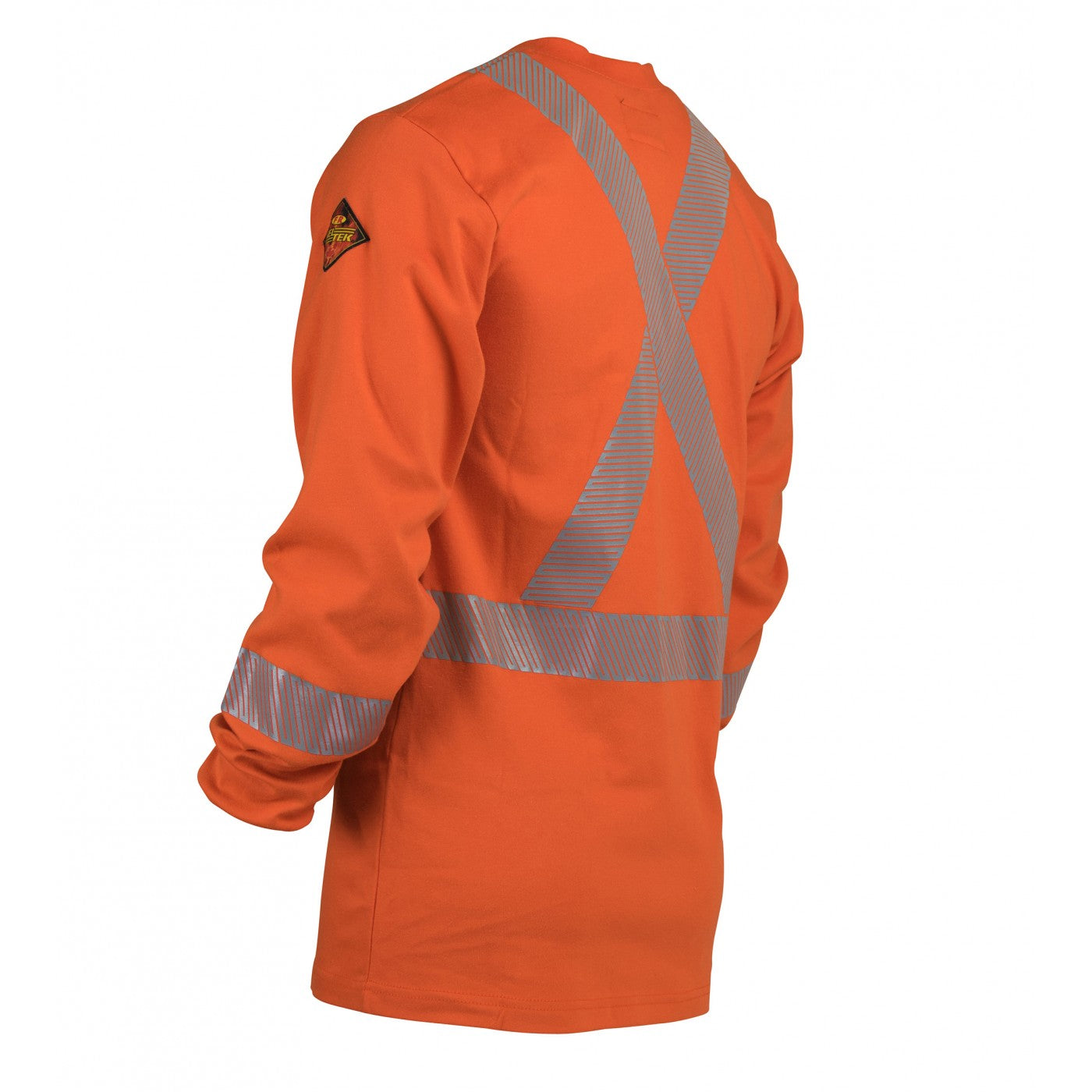 KELTEK 360s Men's Orange CSA Indura Ultra Soft Flame Resistant Knit Long Sleeve Shirt | S-5XL (HRC 2)