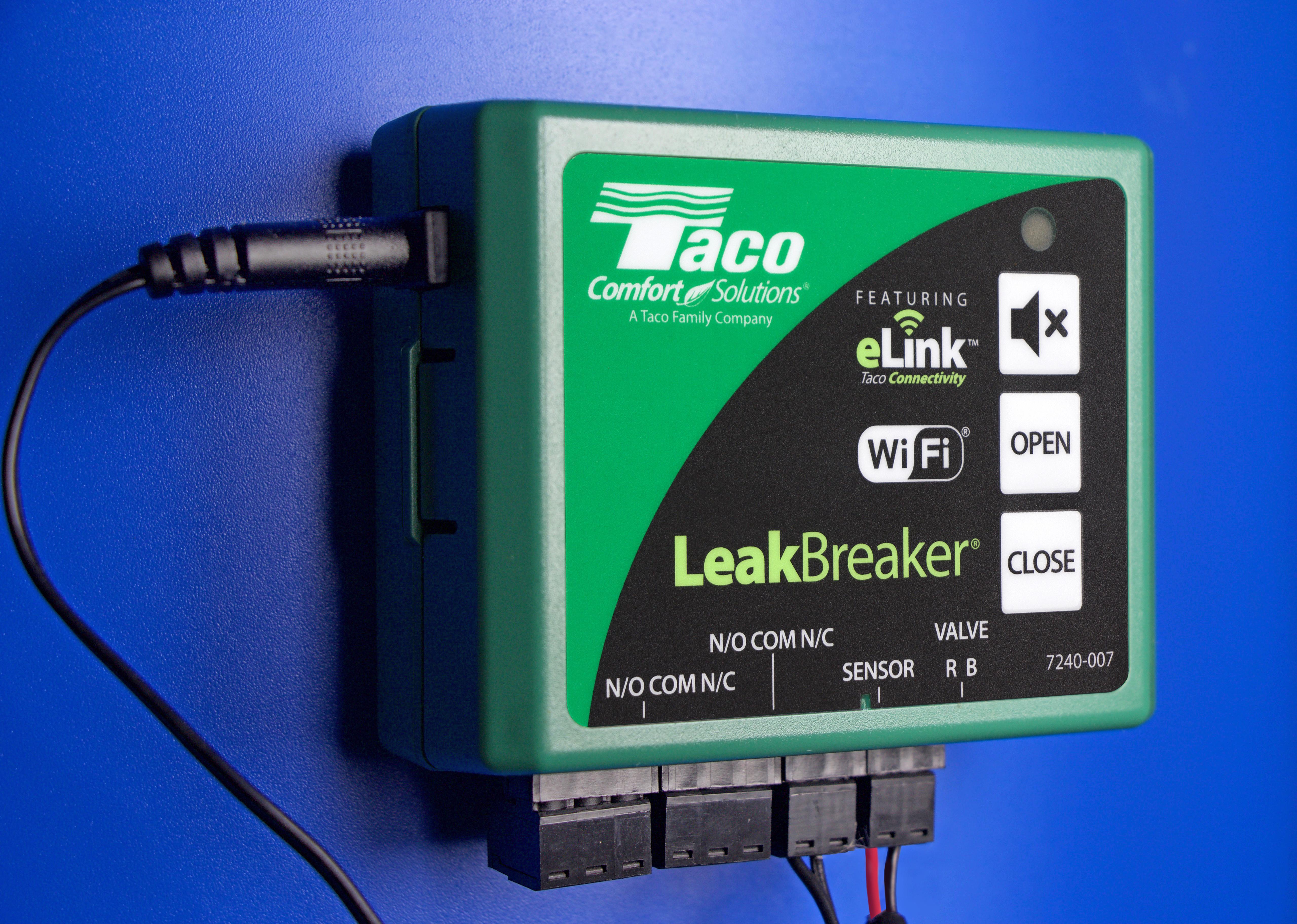 Taco LeakBreaker® Wi-Fi Water Heater Shut-Off with eLink®