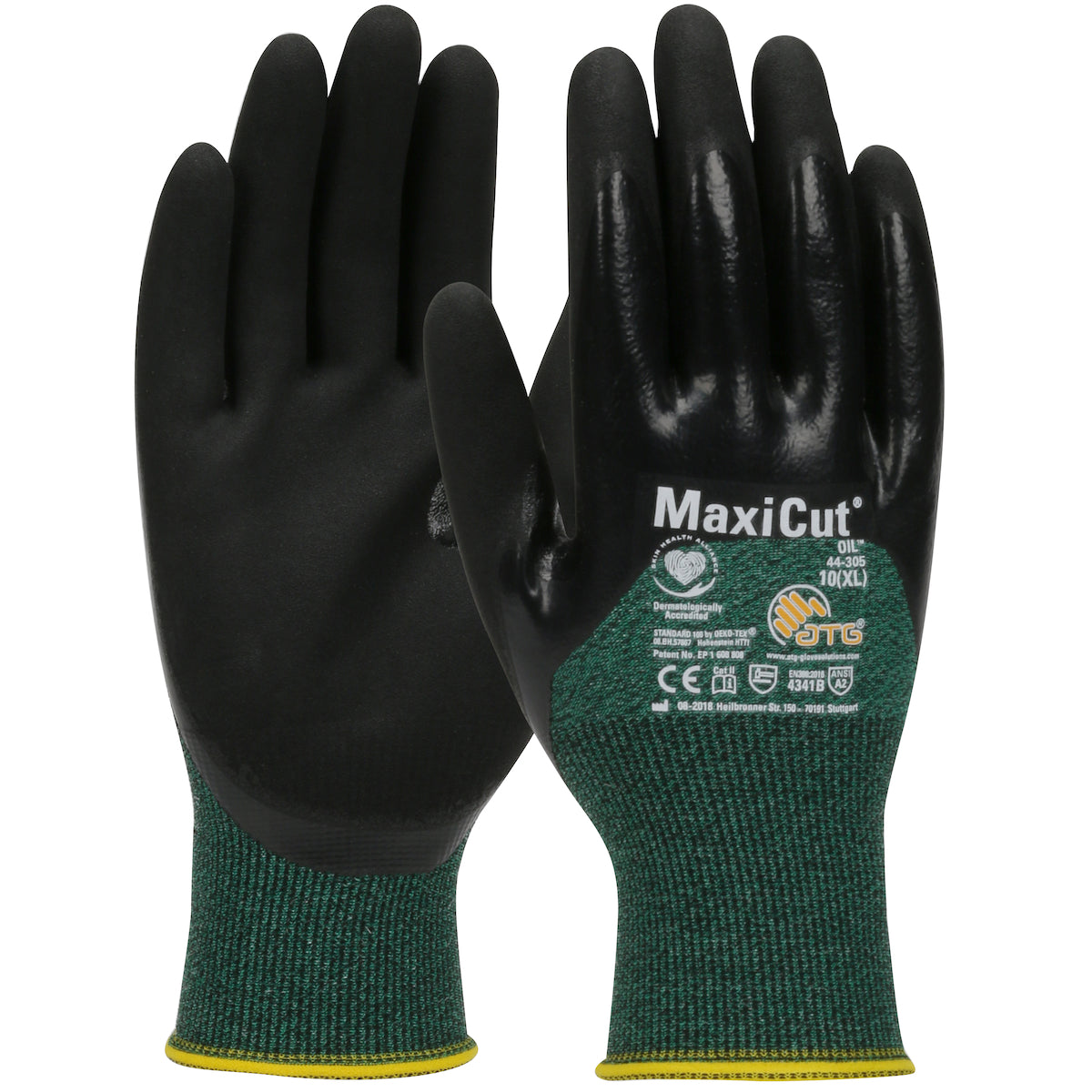 MaxiCut® Oil™ Nitrile Coated MicroFoam Palm and Knuckle Glove