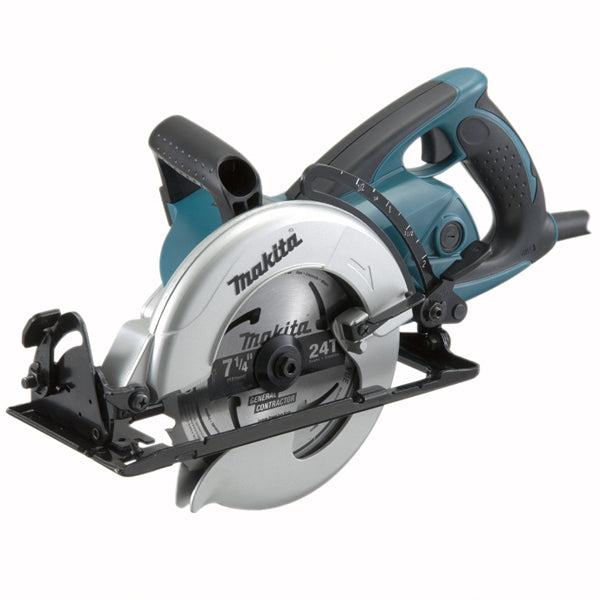 Makita 5477NB 7-1/4" Hypoid Saw, 2-3/8" Cutting Capacity, Hypoid Gear System, 51.5° Bevel, Durable Steel Gears, Professional-Grade Power & Precision