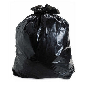 Ultra-Durable 6-Mil Black Trash Bags │ 35" x 50" │ Pack of 25