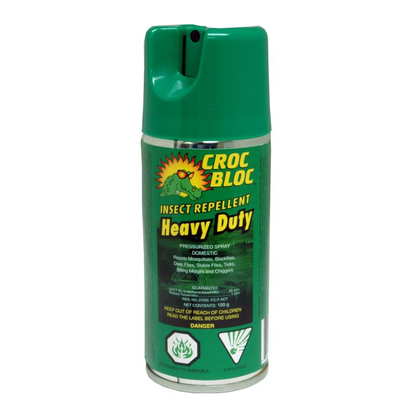 Croc Bloc Heavy Duty Insect Repellent - 150G Can - 28.5% DEET