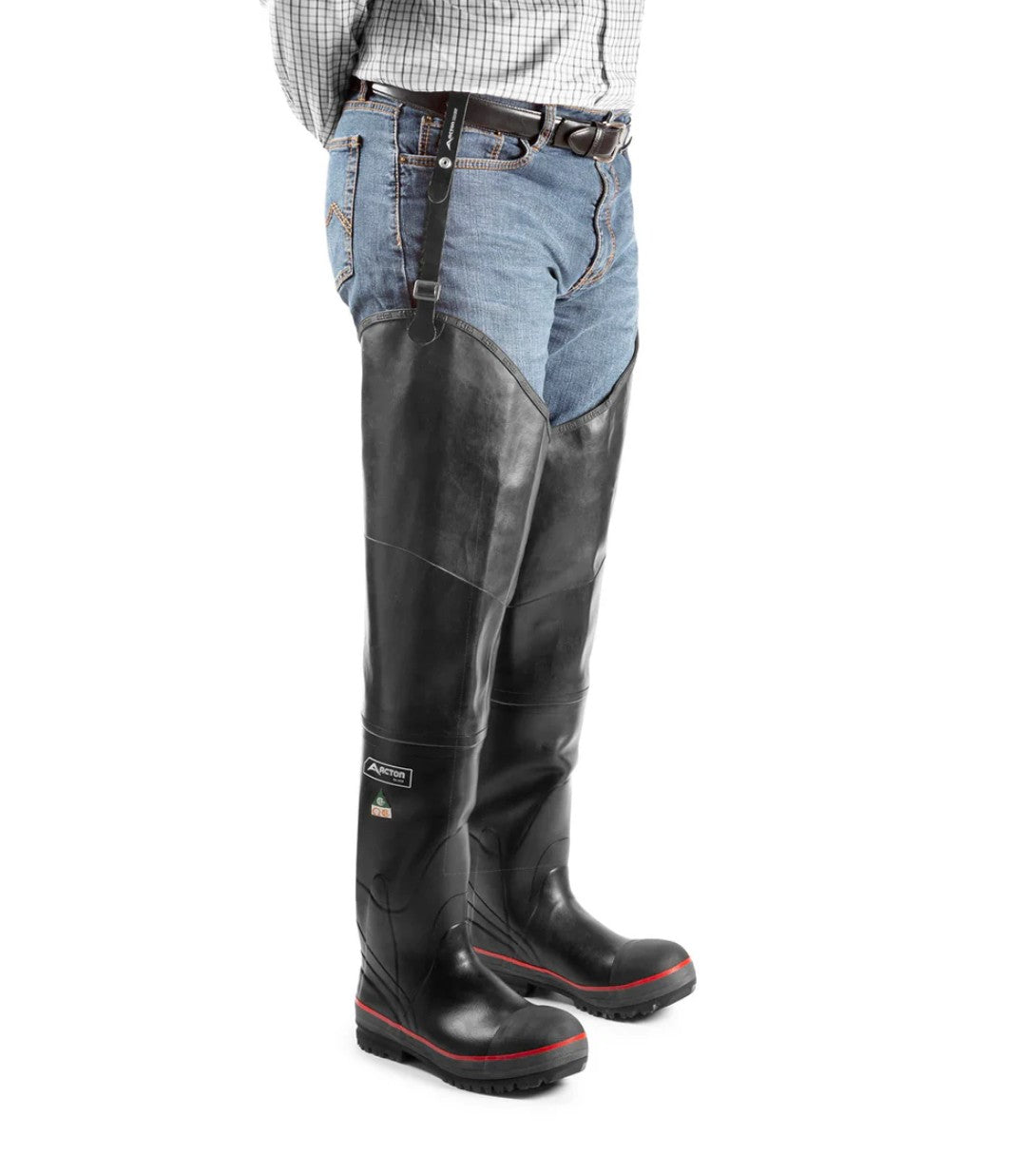 Acton Protecto Hip 2.0 Waders – Waterproof Rubber & Steel Toe
