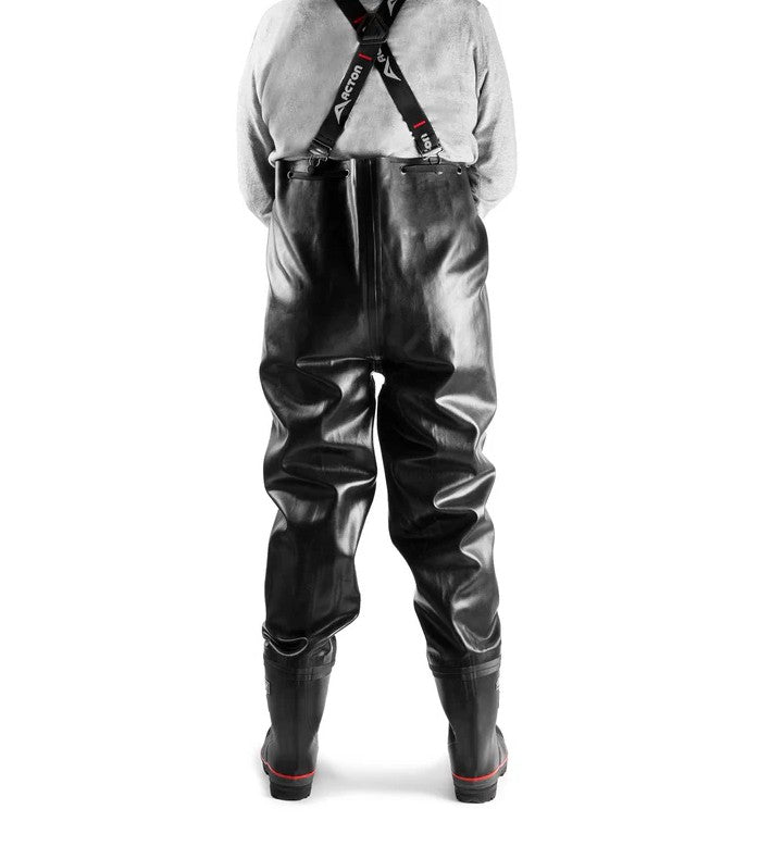 Acton Protecto Chest 2.0 Waders – Waterproof Rubber & Steel Toe