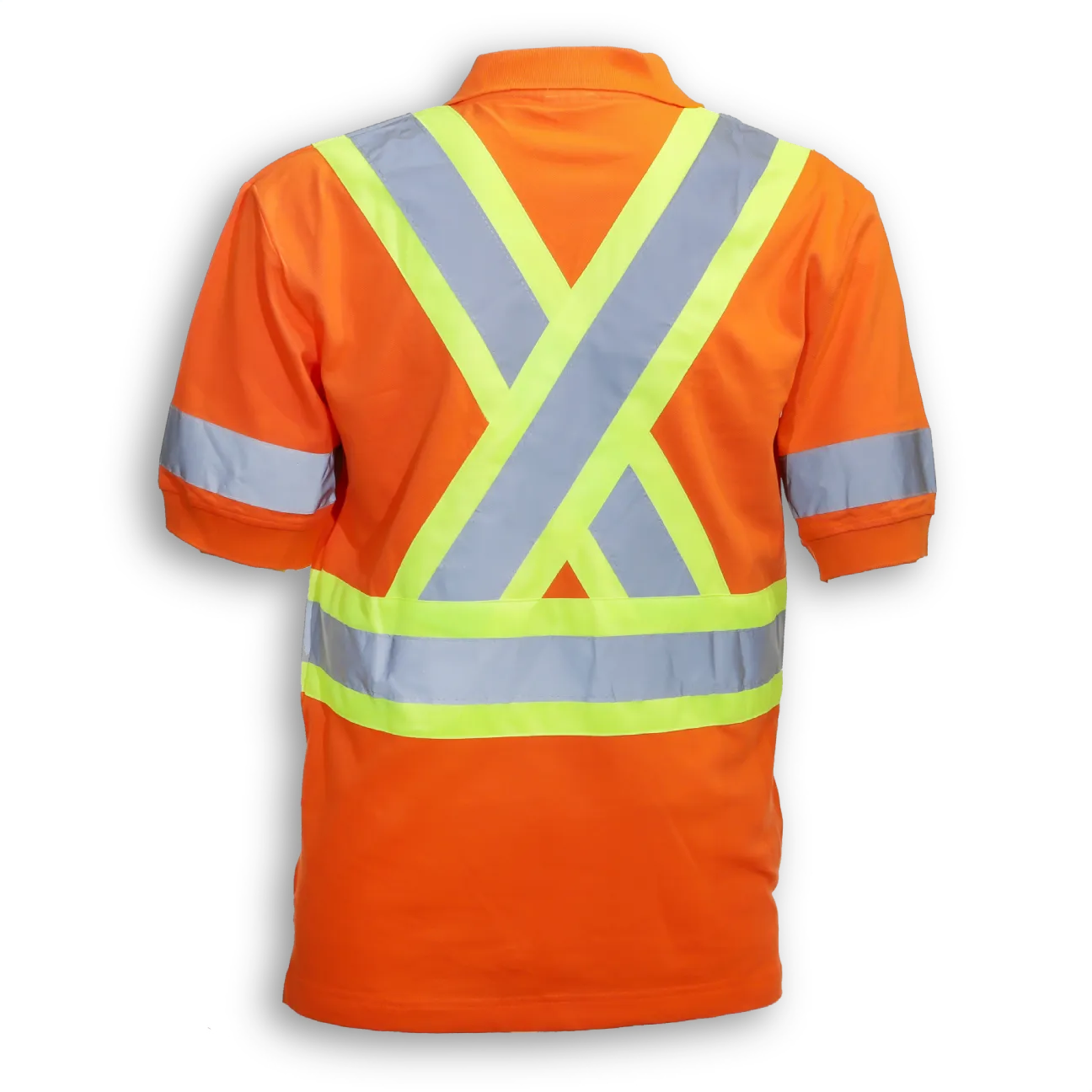 Big K BK3507 Hi-Vis 100% Cotton Polo Safety Shirt with Chest Pocket