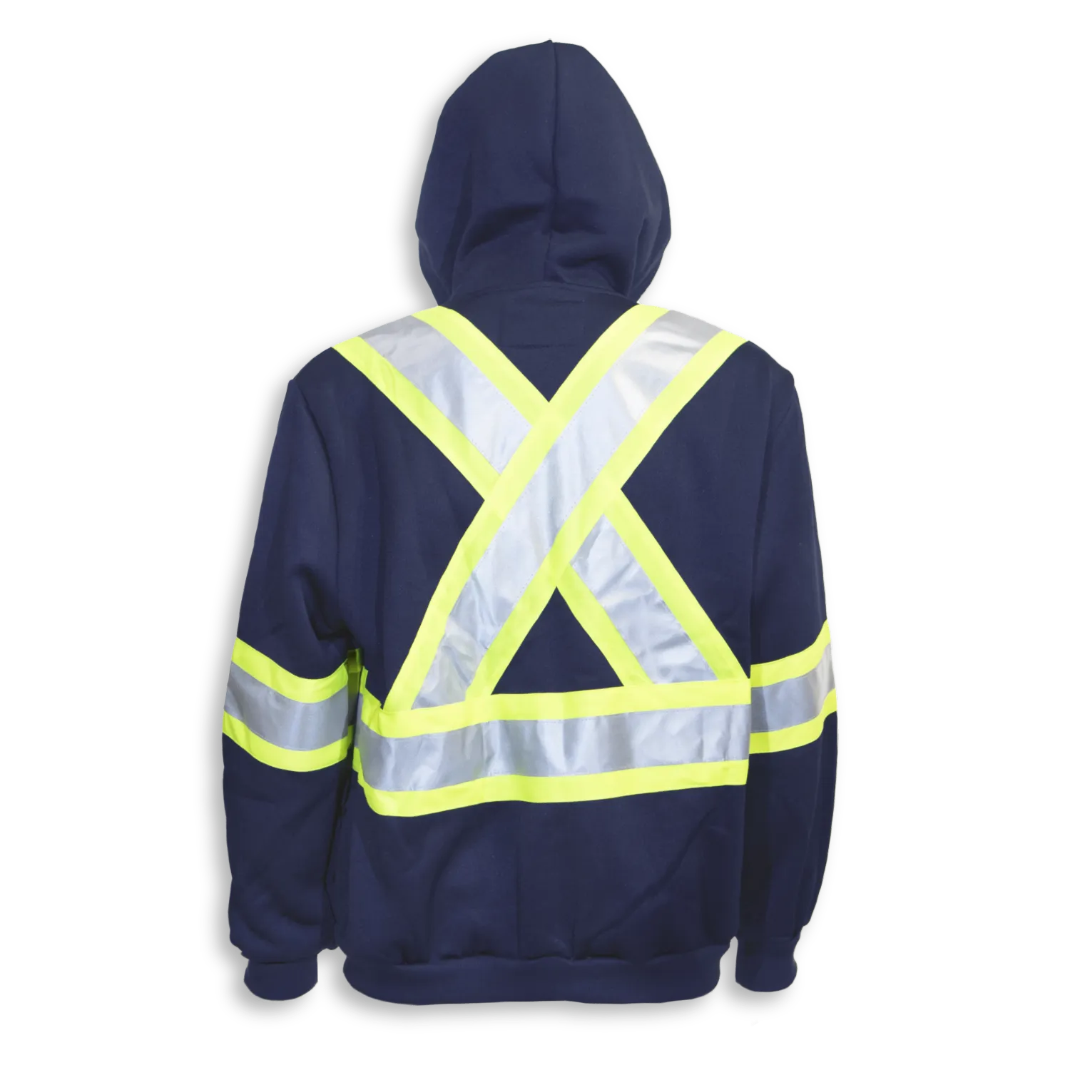 Big K BK3557 Men's Hi-Vis 100% Cotton Safety Hoodie