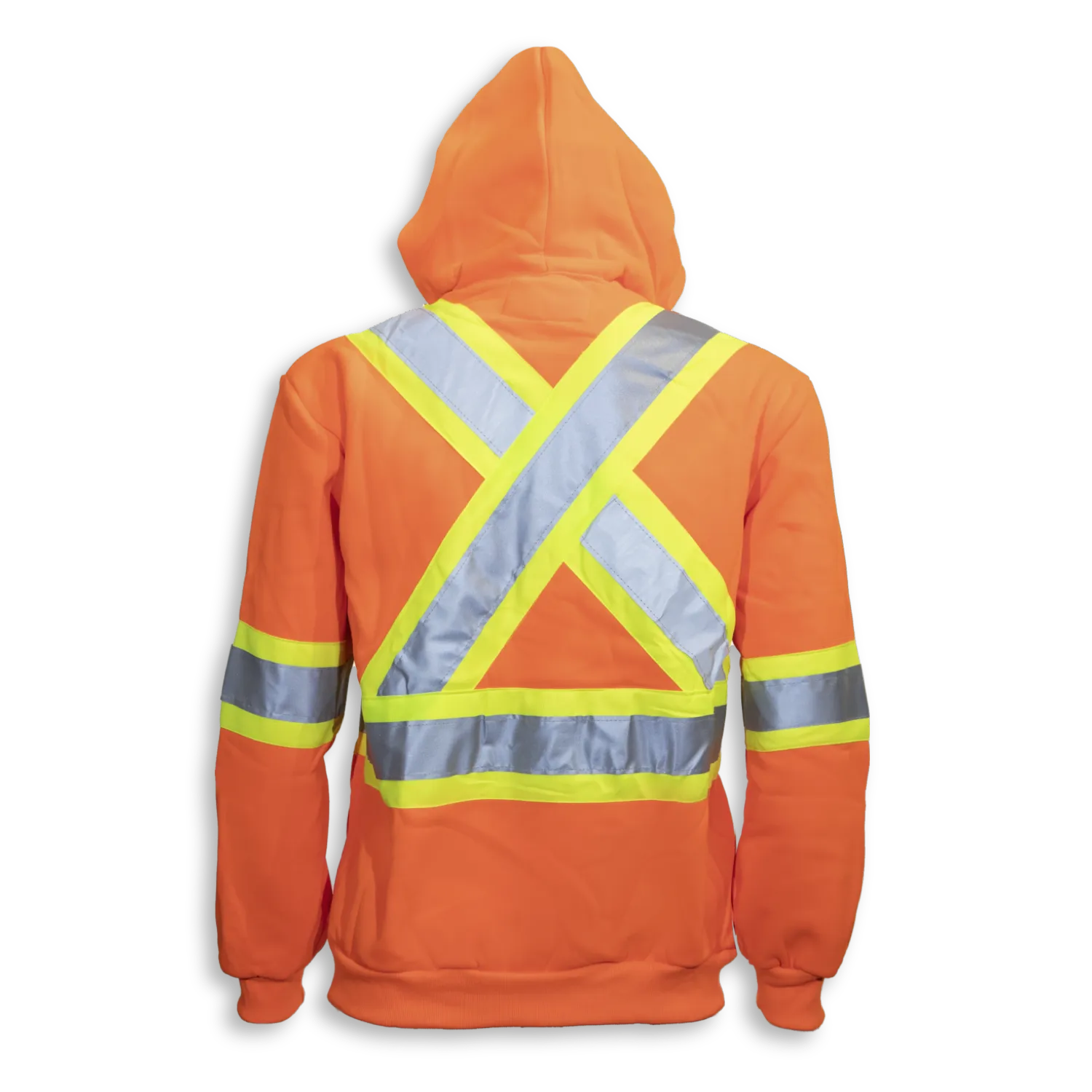 Big K BK3557 Men's Hi-Vis 100% Cotton Safety Hoodie
