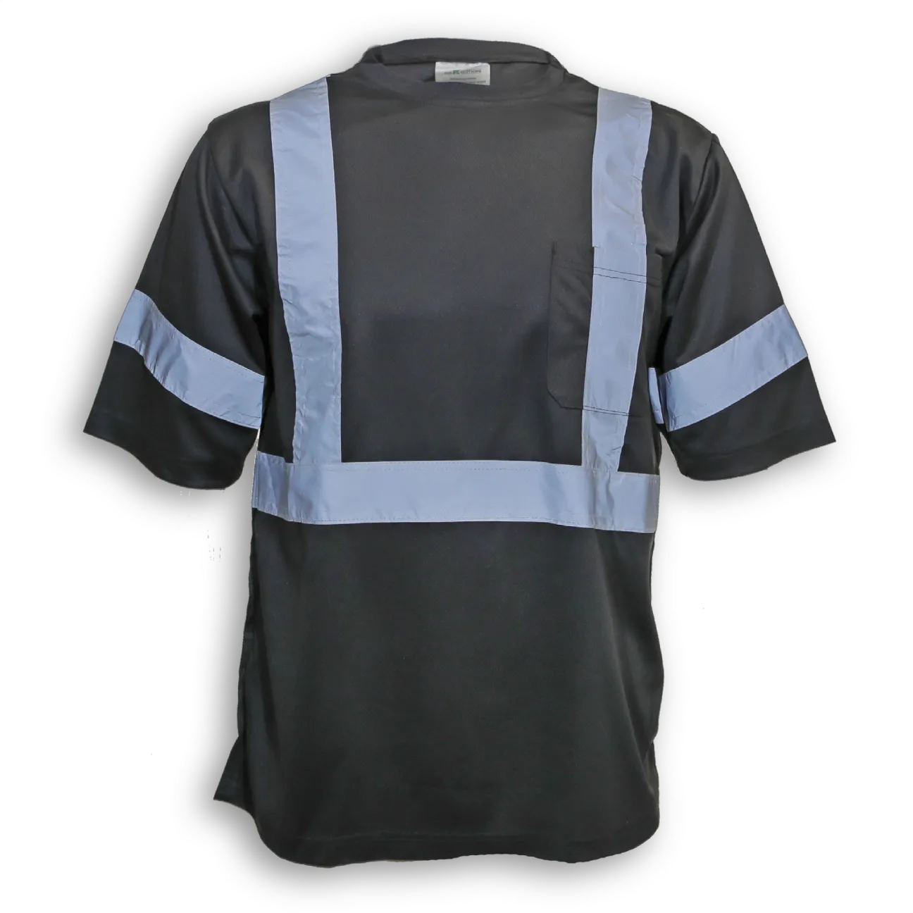 Big K BK5912 T-Shirt Hi-Vis Traffic Safety Soft Polyester | CSA Z96-22 ANSI Compliant | Moisture-Wicking with Pocket & Reflective Tape