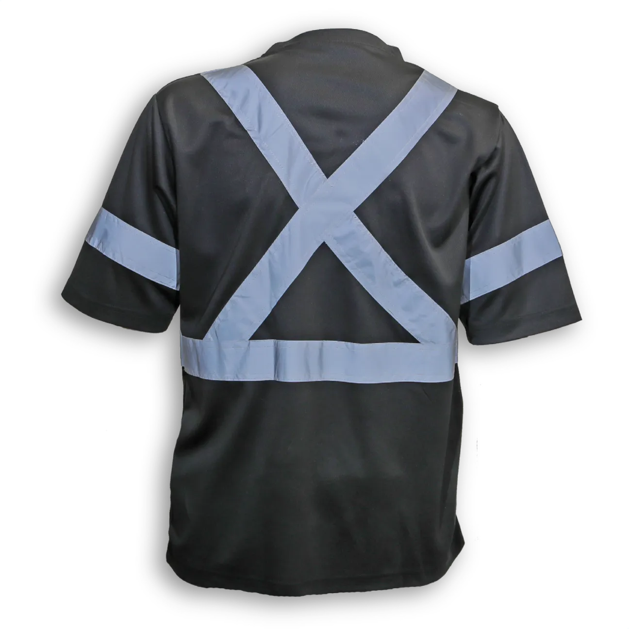 Big K BK5912 T-Shirt Hi-Vis Traffic Safety Soft Polyester | CSA Z96-22 ANSI Compliant | Moisture-Wicking with Pocket & Reflective Tape