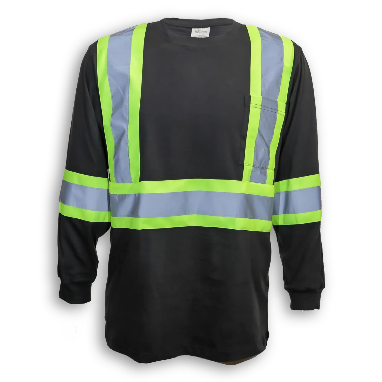 Big K BK6980 Men's 100% Cotton Hi-Vis Traffic Safety T-Shirt