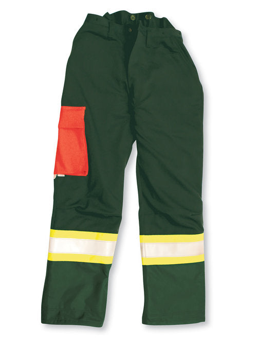 Big K BK80136FRI 3600 Threshold Faller Safety Pant - 9 oz Indura Ultrasoft, 4” 3M Reflective, Kevlar, Nomex, W.C.B. PPE 14.1 & 3600 TCS FR Certified