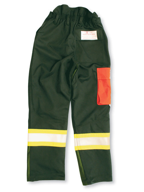 Big K BK80136FRI 3600 Threshold Faller Safety Pant - 9 oz Indura Ultrasoft, 4” 3M Reflective, Kevlar, Nomex, W.C.B. PPE 14.1 & 3600 TCS FR Certified