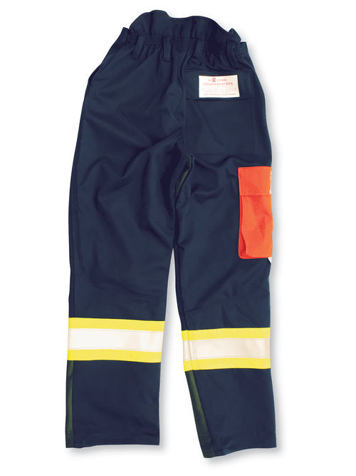 Big K BK80136FRI 3600 Threshold Faller Safety Pant - 9 oz Indura Ultrasoft, 4” 3M Reflective, Kevlar, Nomex, W.C.B. PPE 14.1 & 3600 TCS FR Certified