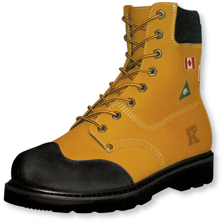 Big K The Ultimate Men's Steel Toe 8” Premium Nubuck Leather Work Boot | Sizes 6-14