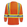 Big K women’s orange long sleeve hi-vis safety t-shirt with front reflective tape and chest pocket.