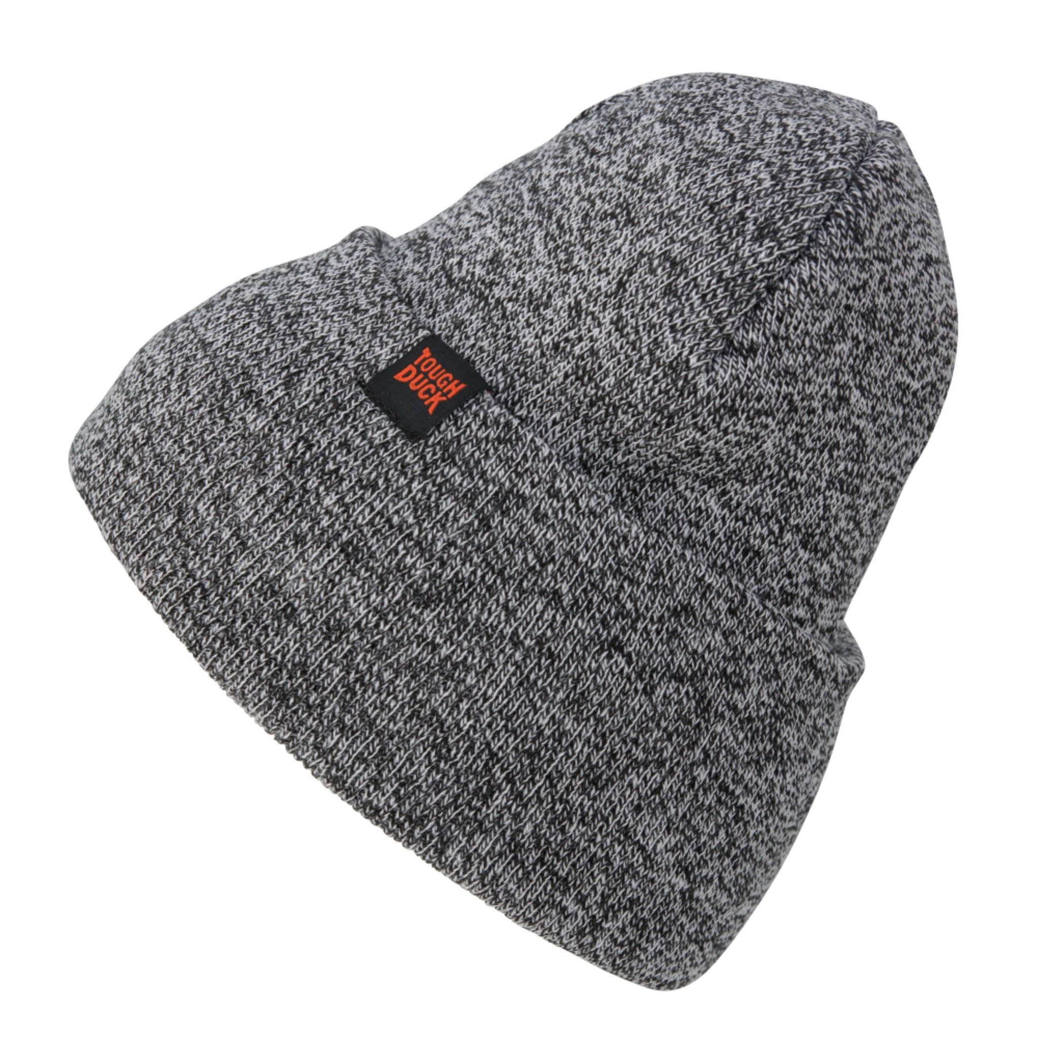 Black Marl Classic Cuff Work Beanie for Outdoor Trades and Crew Outfitting