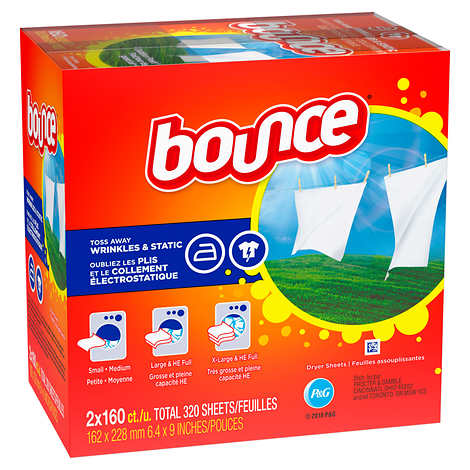 Bounce Original Fresh Scent Dryer Sheets - 320 Sheets