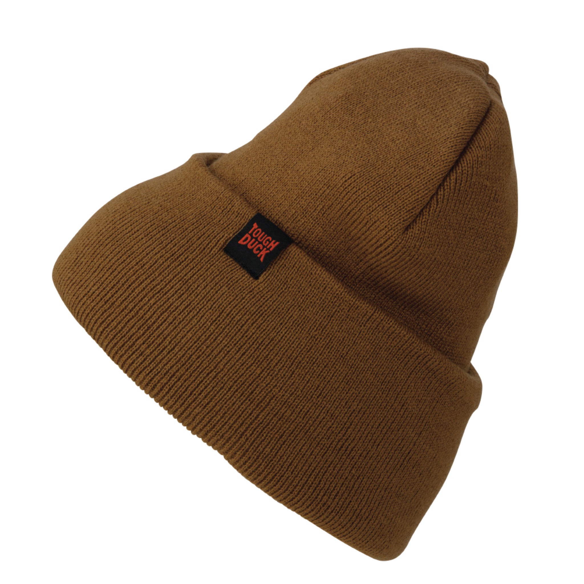 Brown Classic Cuff Work Beanie for Outdoor Trades and Crew Outfitting
