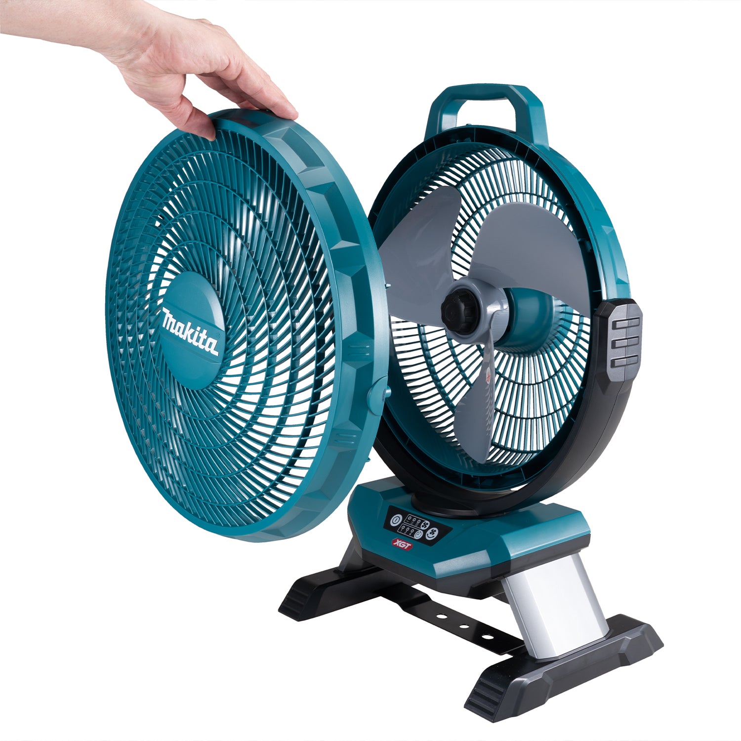 Makita 40V max XGT 13" Jobsite Fan CF002GZ - Powerful Airflow, Quiet Operation, Adjustable, Long Runtime, Portable Design, Multi-Speed, Durable Build