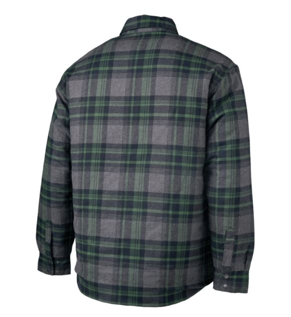 Tough Duck WS05 Men's Work Shirt - Cotton Flannel, Quilt Lined, Preshrunk, Snap Closure, Water-Repellent, Adjustable Cuffs, Durable | Sizes S-5XL