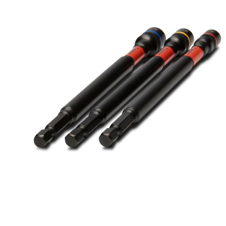 Crescent Bolt Biter™ 6" Long Impact Nut Driver and Extractor Set - 3 Piece