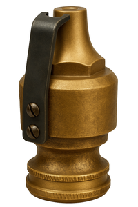 Brass 1-1/2" Sewer Nozzle with Cutting Blade – NPSH Thread, Constant Flow, Self-Propelling Open Bore, Fixed Grip, For Clearing Sewer & Drain Lines